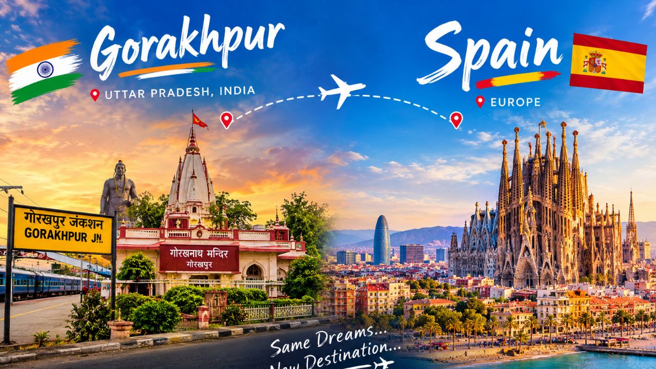 ये लीजिए भाई ❤️ 

#GorakhpurToSpain #Gorakhpur #Spain