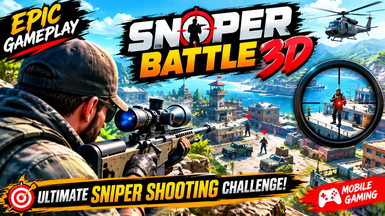 🎯🔥 Sniper Battle 3D 🎮 | Ultimate Sniper Shooting Challenge! 💥🔫 | Epic Gameplay