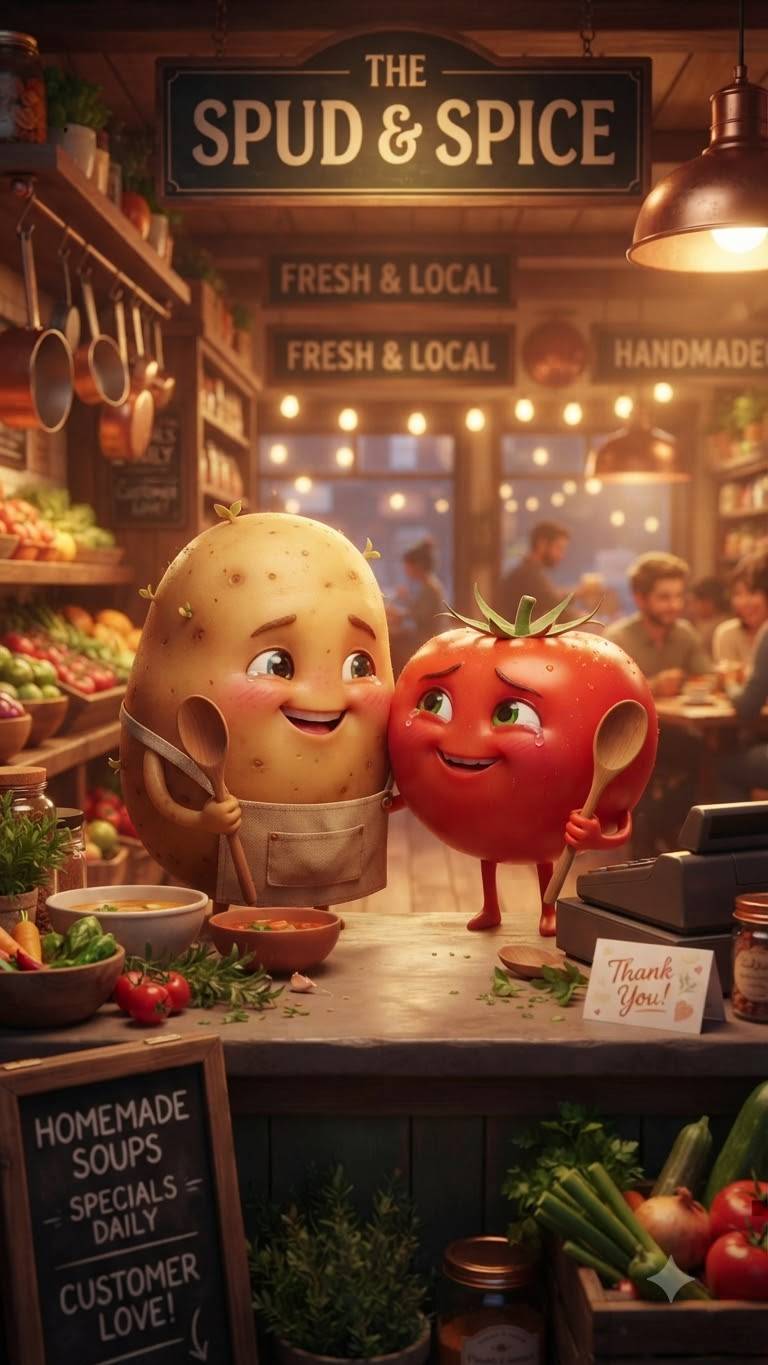 Potato and tomato ki Dosti