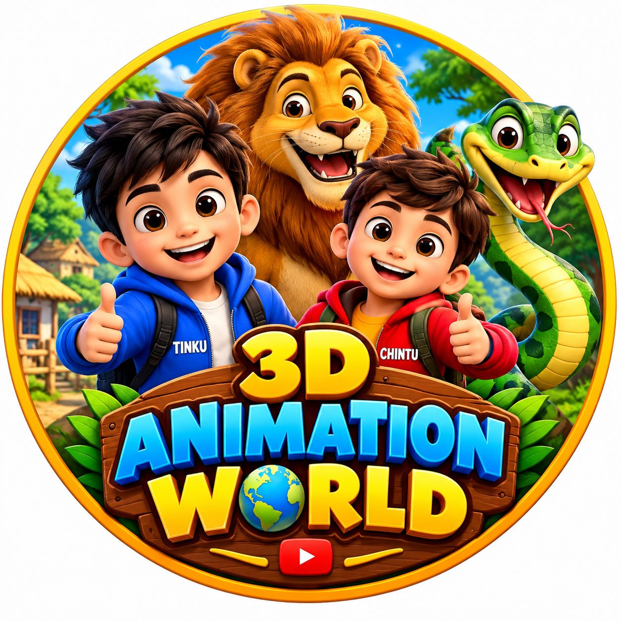 3D animation world on Bideo