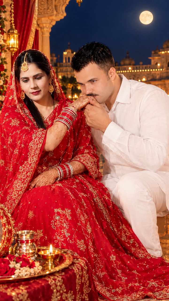 Karwachauth royal look ♥️🥰