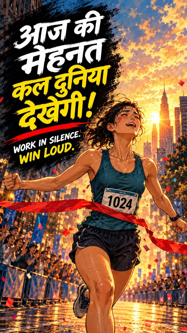 आज की मेहनत, कल दुनिया देखेगी! 🔥 Work in Silence, Win the World! 💪