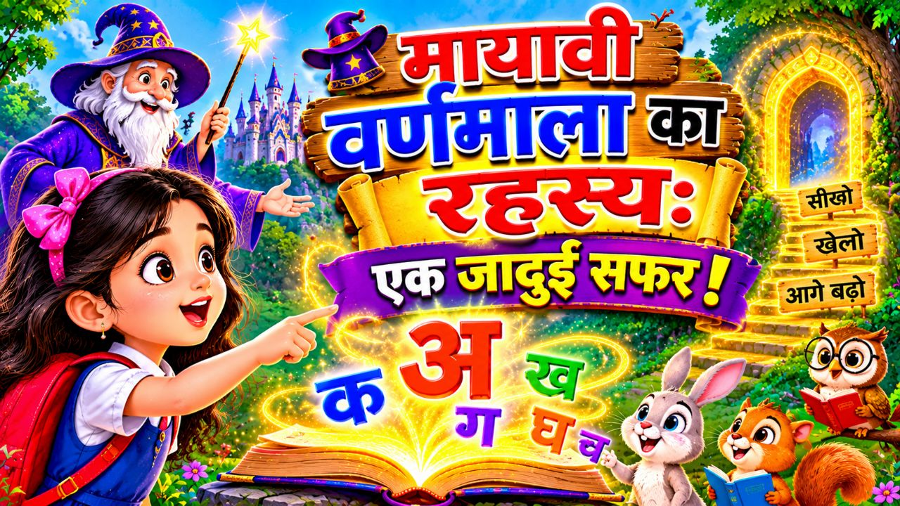मायावी वर्णमाला का रहस्य 🔤✨ | जादुई किताब ने खोली रहस्यमयी दुनिया का दरवाजा! 😱 | Hindi Kahani | Ma