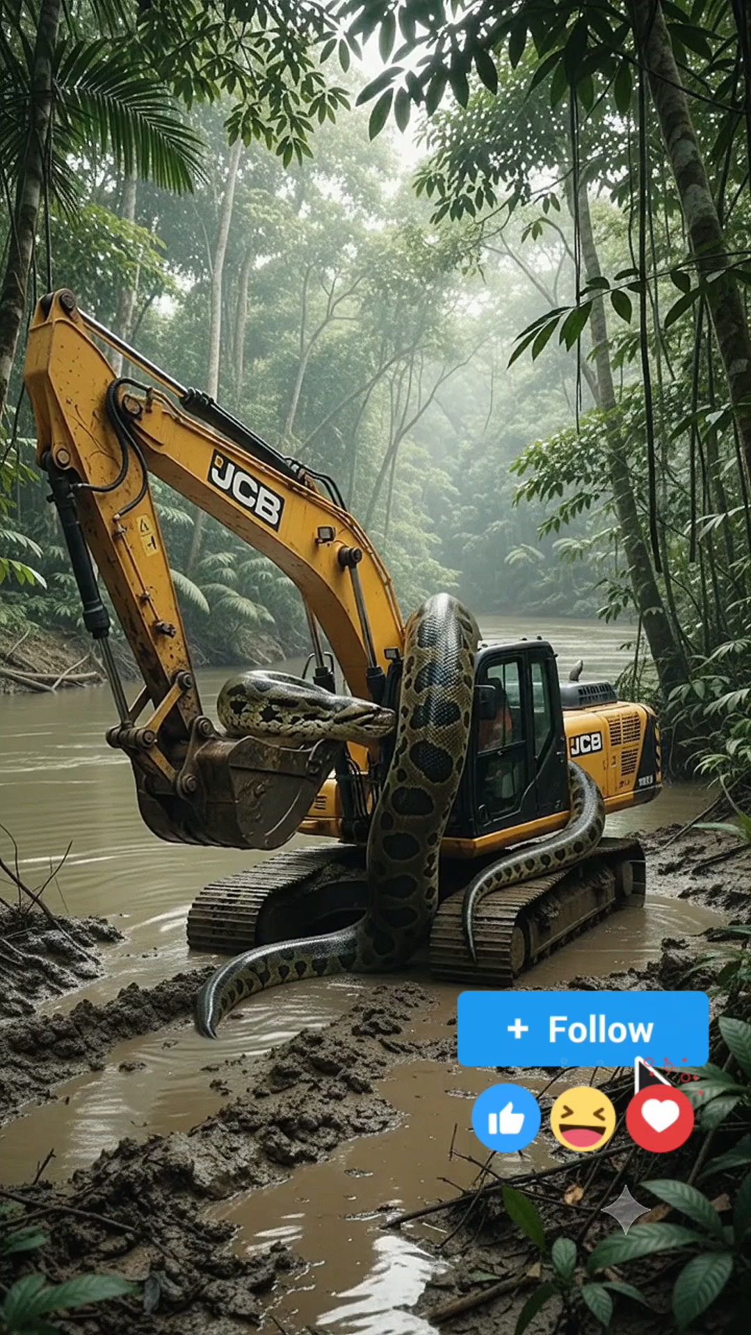 🔥 विशालकाय अजगर का खतरनाक हमला 😱🐍 | JCB ऑपरेटर की जान खतरे में! 🚜