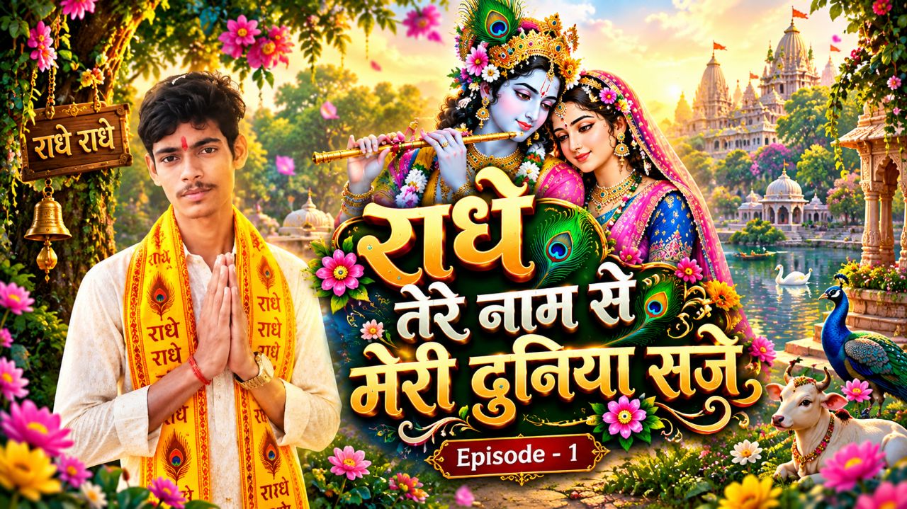 🌺 राधे नाम ही मेरा सहारा 🌺 | Radhe Naam Hi Mera Sahara | राधा रानी का मधुर भजन 🙏✨# Ajeetmourya