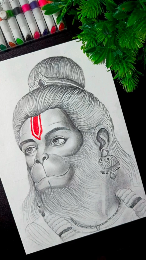 Jai Hanuman ♥️ Drawing