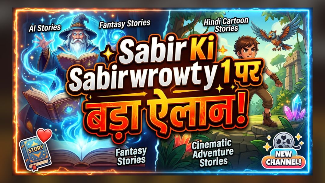 अब सारी नई कहानियाँ सिर्फ Sabir Ki Story 1 पर आएँगी! ❤️ | बड़ा ऐलान | New Channel Announcement
🔥