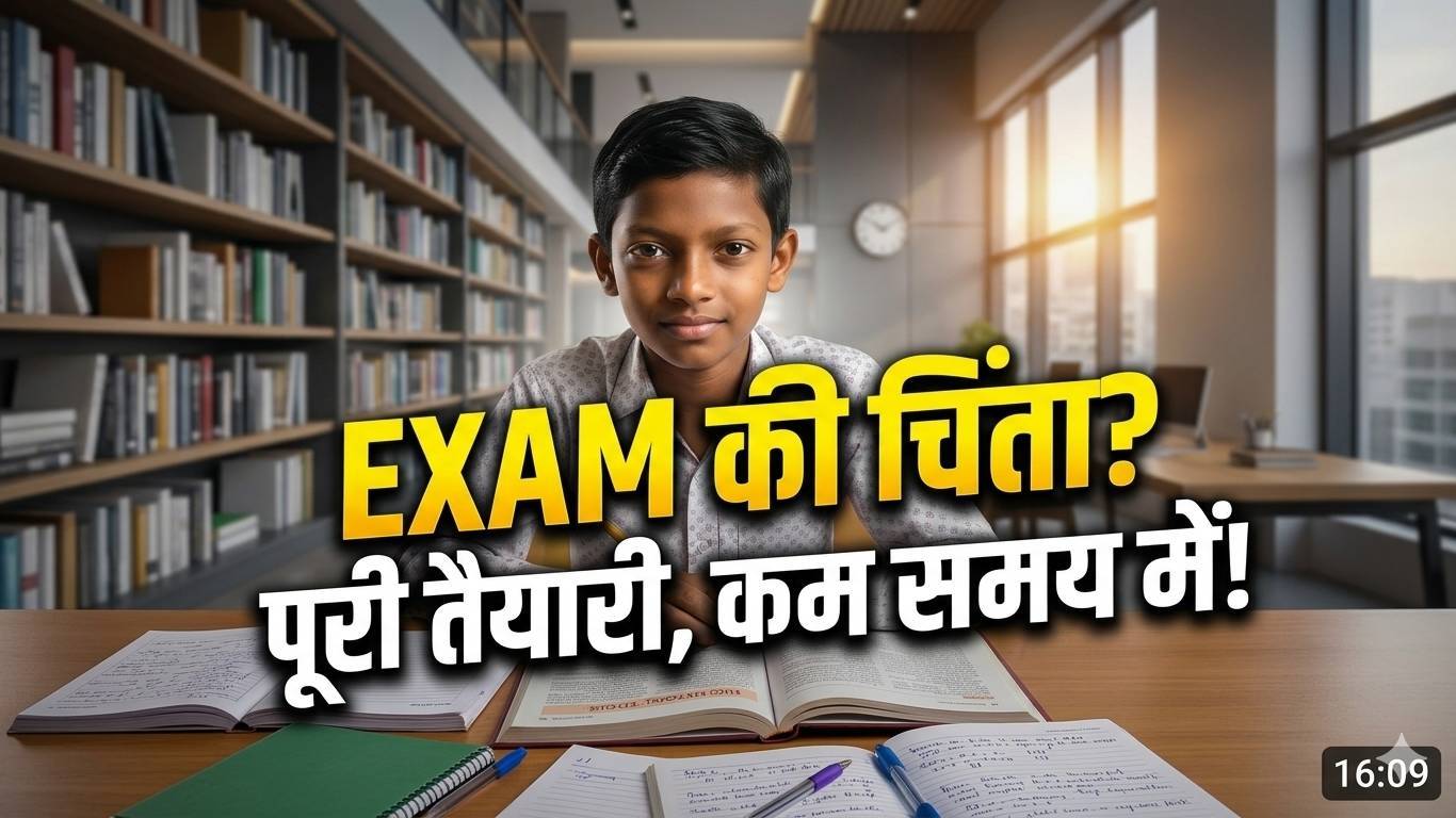 एग्जाम पास में है और समय काम है #bideo