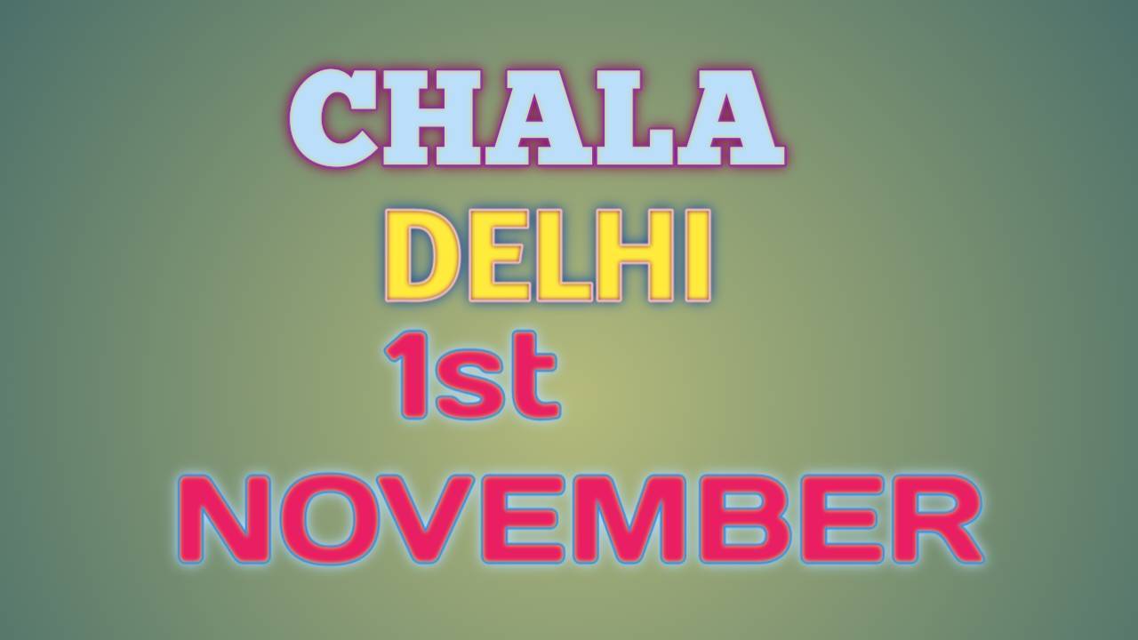 Chala Delhi 1st November | Voter Char Gadi Chada