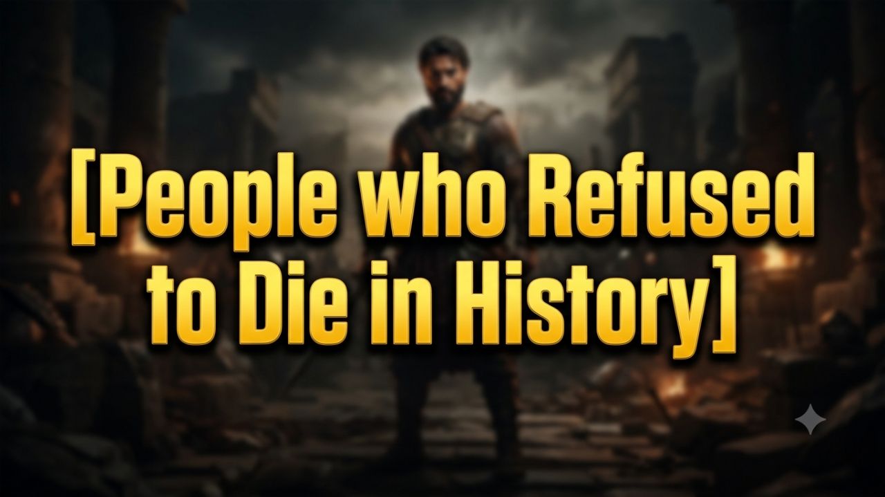 People who Refused to Die in History